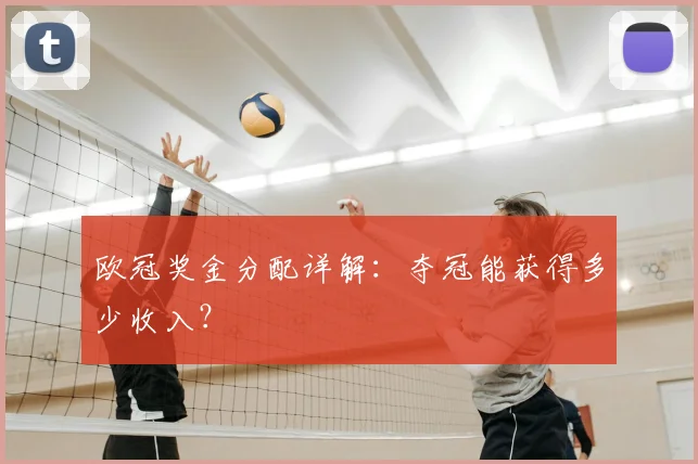 欧冠奖金分配详解：夺冠能获得多少收入？